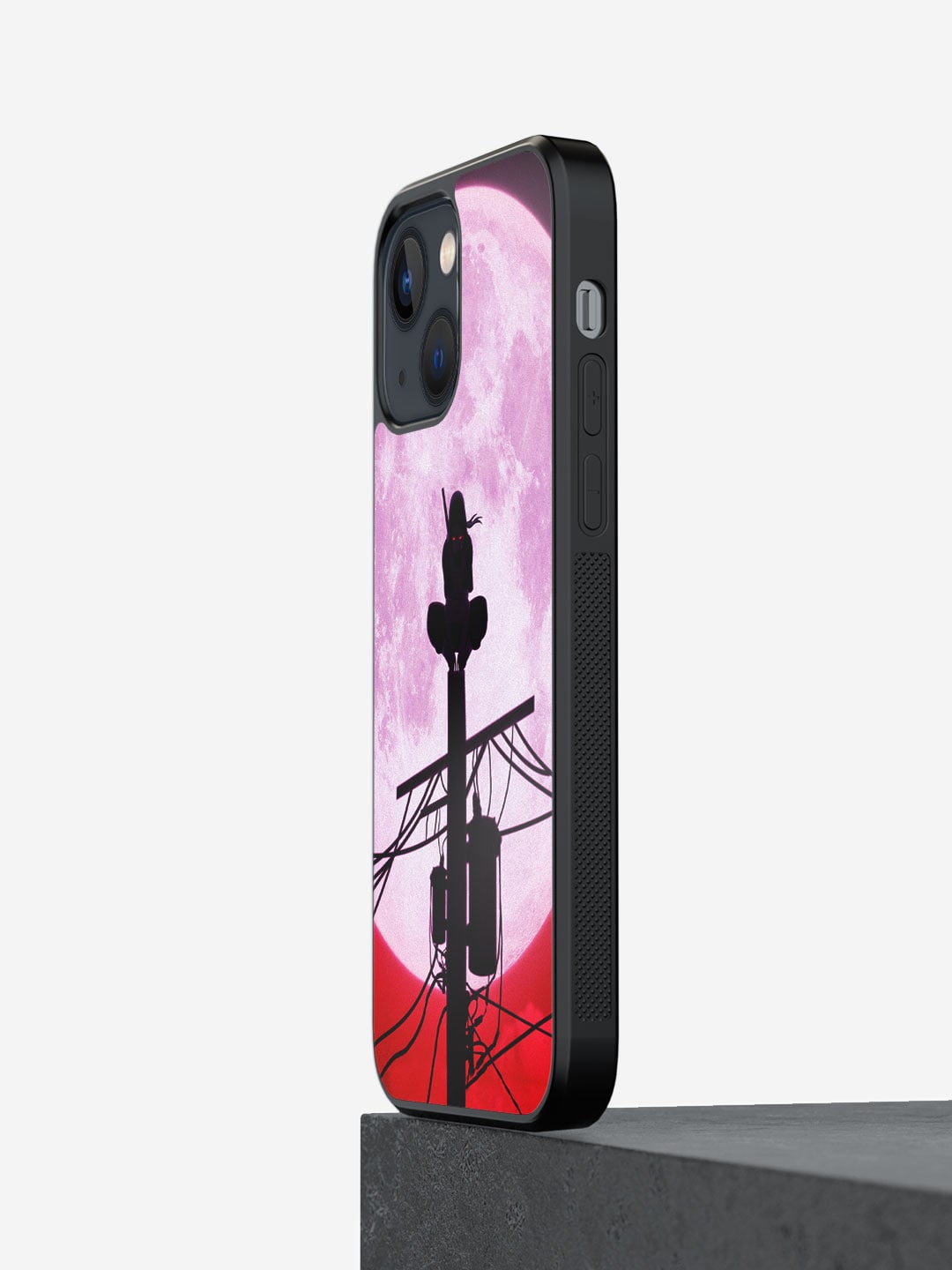 

macmerise Itachi Uchiha Printed iPhone 13 Mini Phone Bumper Case Cover, Pink