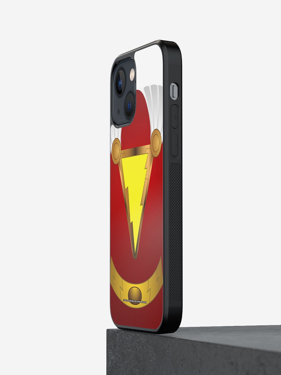 

macmerise Suit Up Shazam Printed iPhone 13 Phone Bumper Case Cover, Red