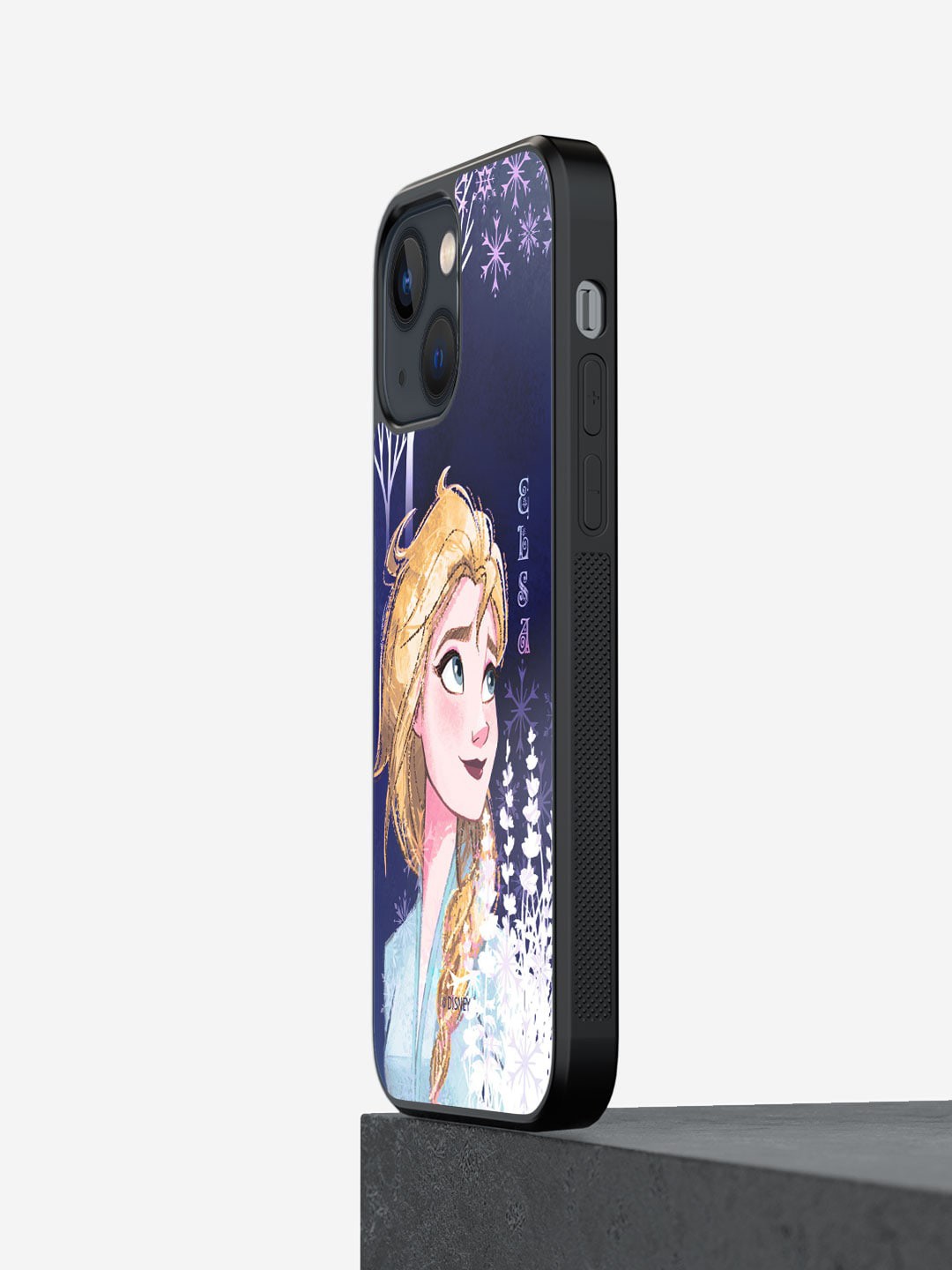 macmerise Strong Elsa Printed iPhone 13 Phone Bumper Case Cover, Blue