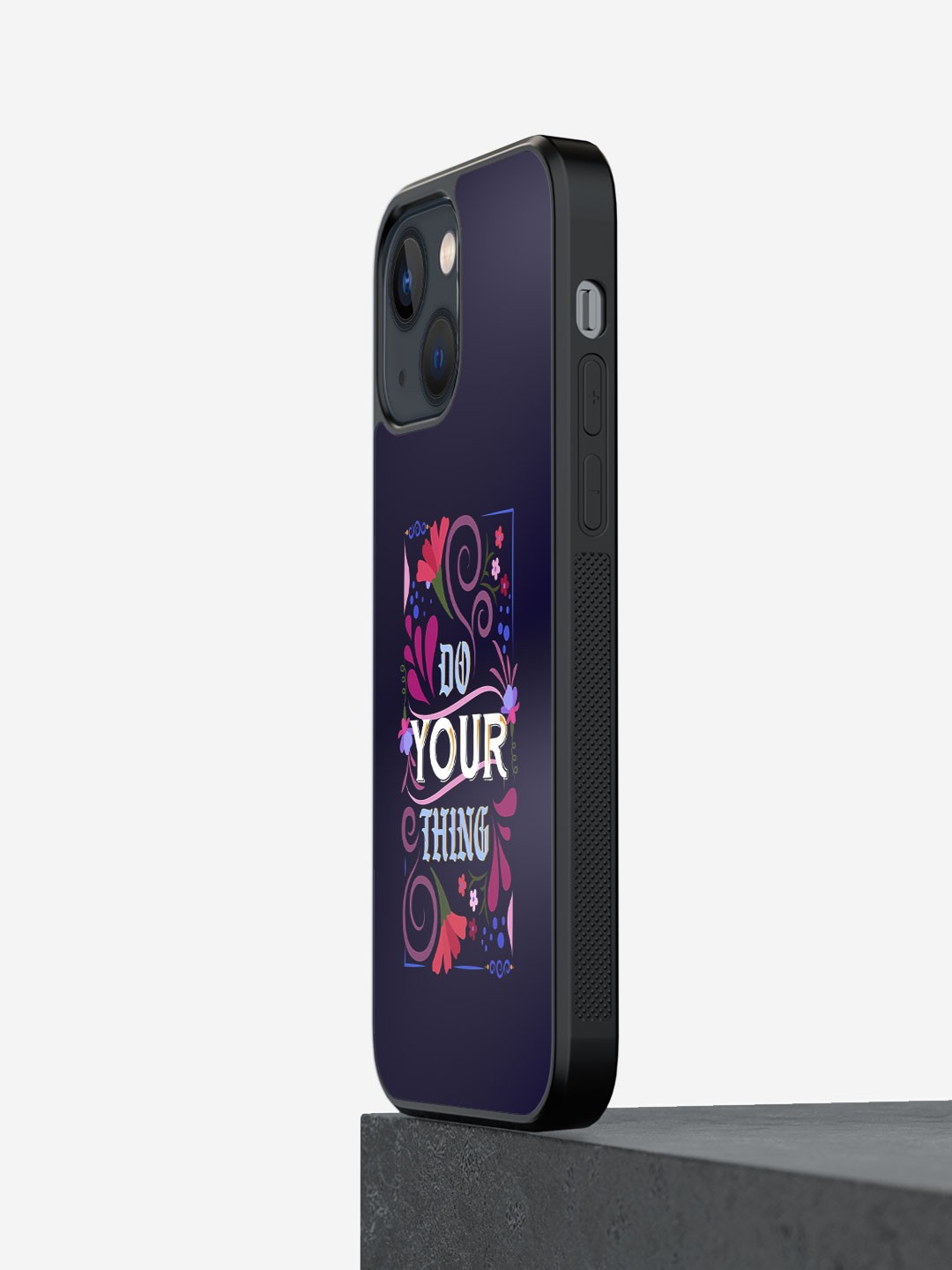 macmerise Do Your Thing iPhone 13 Mini Bumper Case Cover, Black