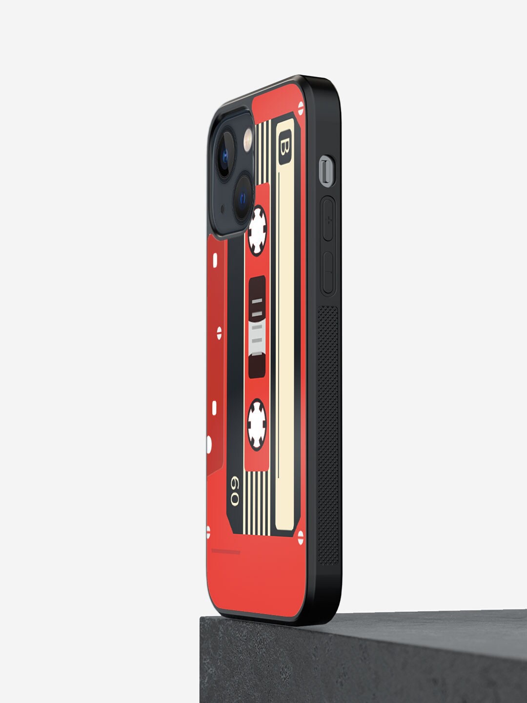 

macmerise Cassette Red iPhone 13 Mini Bumper Case Cover