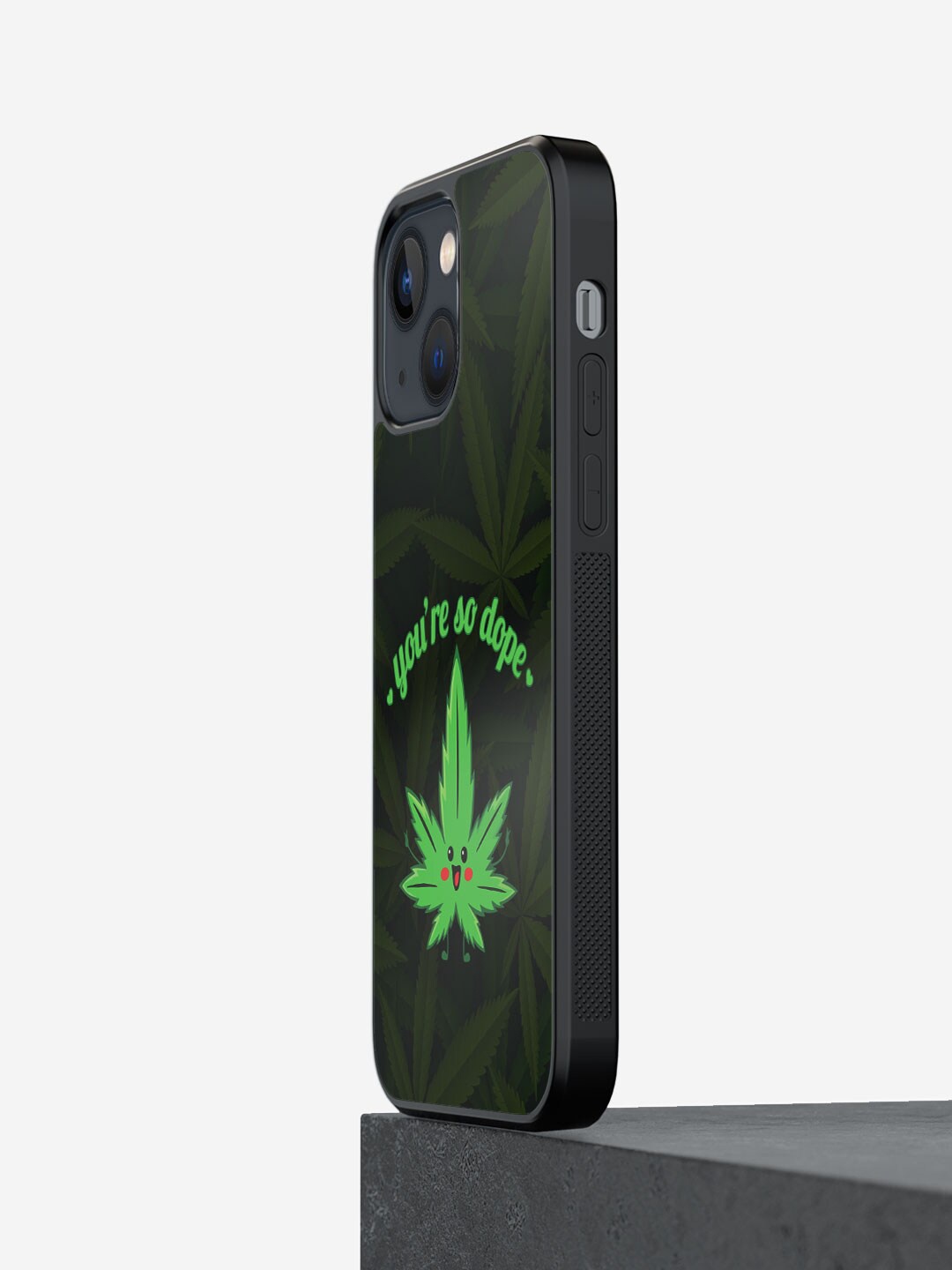 macmerise You are so dope Printed iPhone 13 Bumper Case, Green