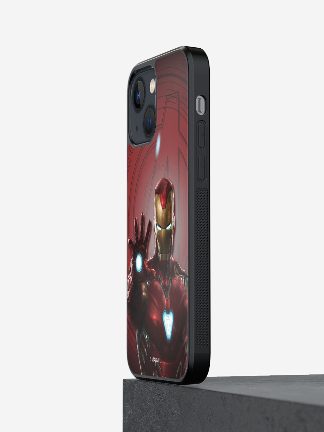 

macmerise Maroon Iron Man Mark L Armour iPhone 13 Mini Bumper Case Cover