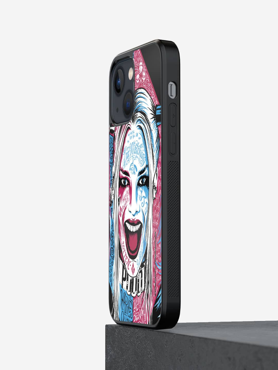 

macmerise Wicked Harley Quinn Printed iPhone 13 Phone Bumper Case Cover, White