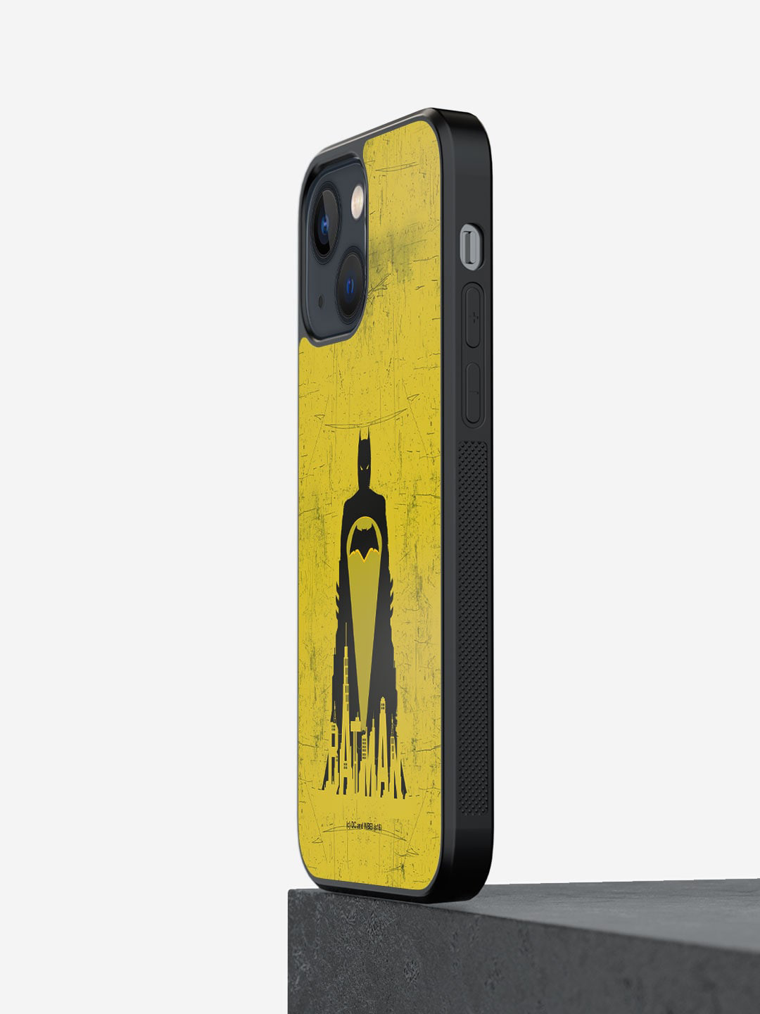 

macmerise Bat Signal iPhone 13 Mini Bumper Case Cover, Yellow