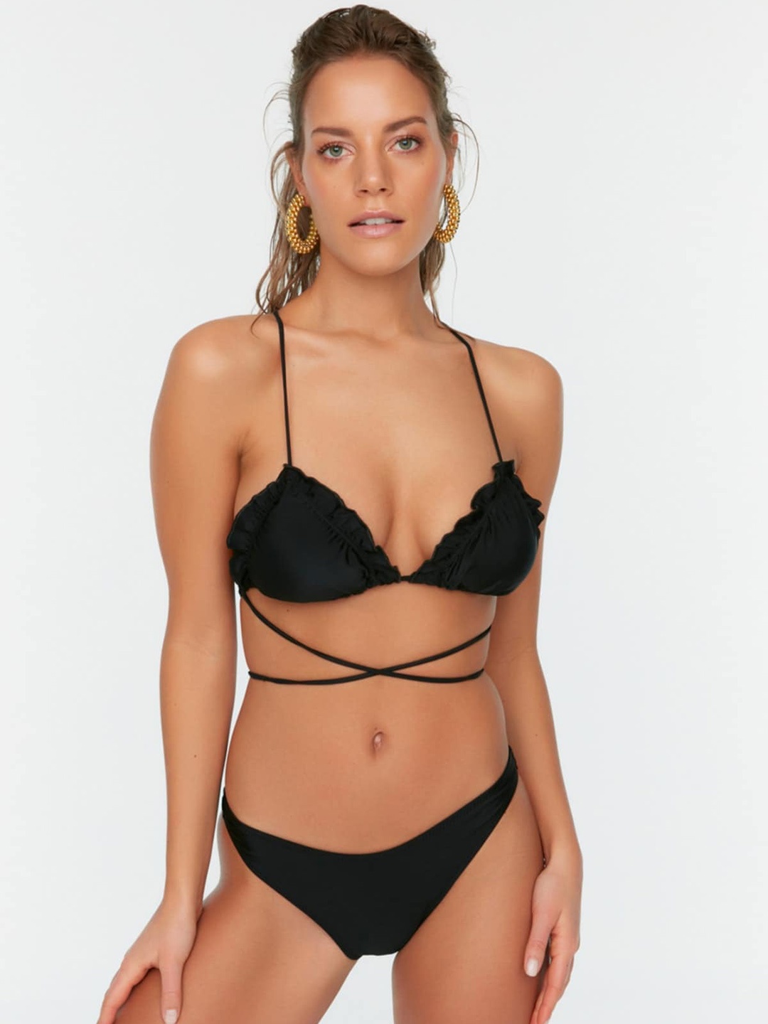 

Trendyol Non-Padded Lingerie Set 242258503, Black