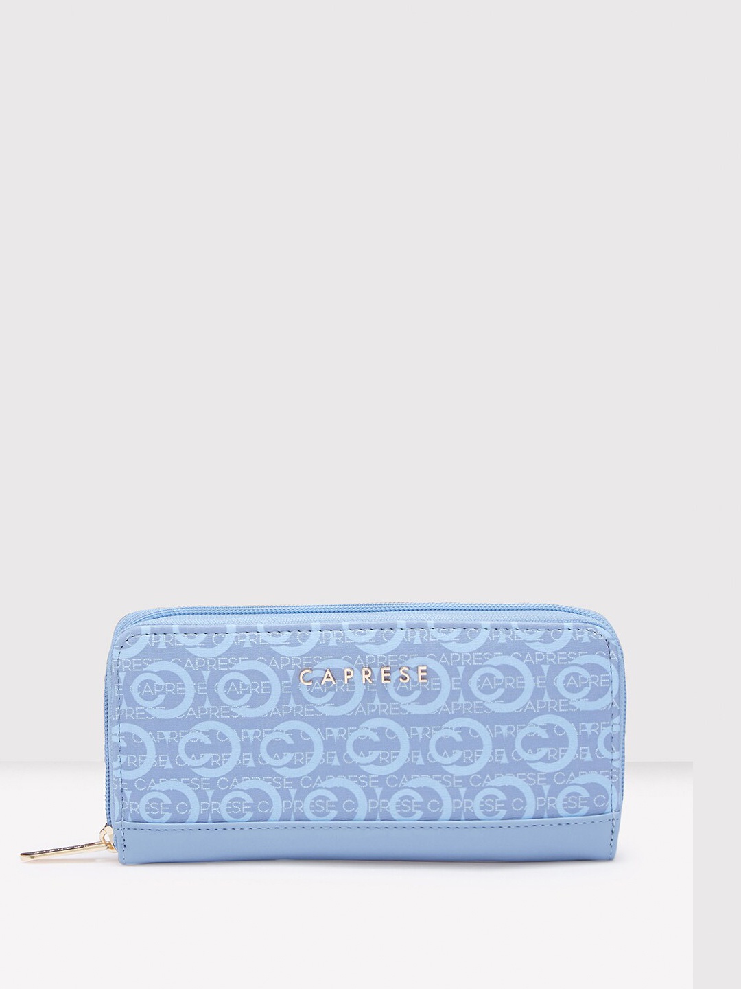 

Caprese Women Blue Leather Two Fold Wallet