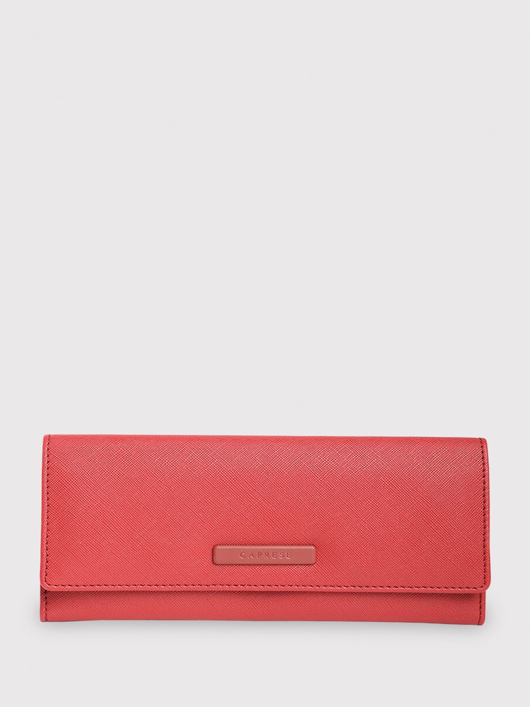 

Caprese Women Leather Two Fold Wallet, Red