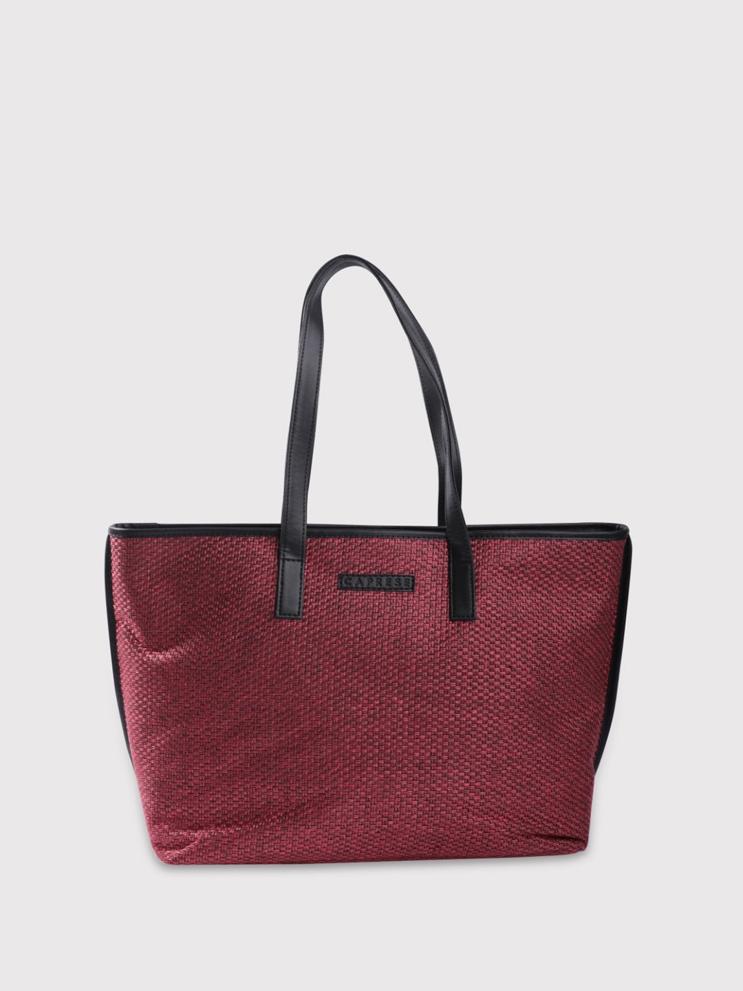 

Caprese Maroon Textured Leather Shopper Shoulder Bag