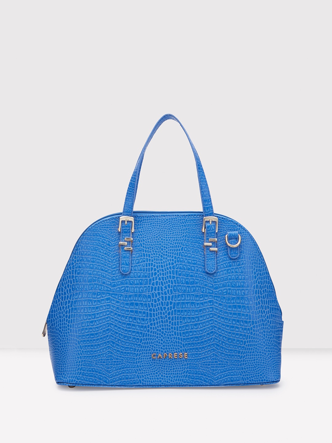 

Caprese Textured Structured Leather Handheld Bag, Blue