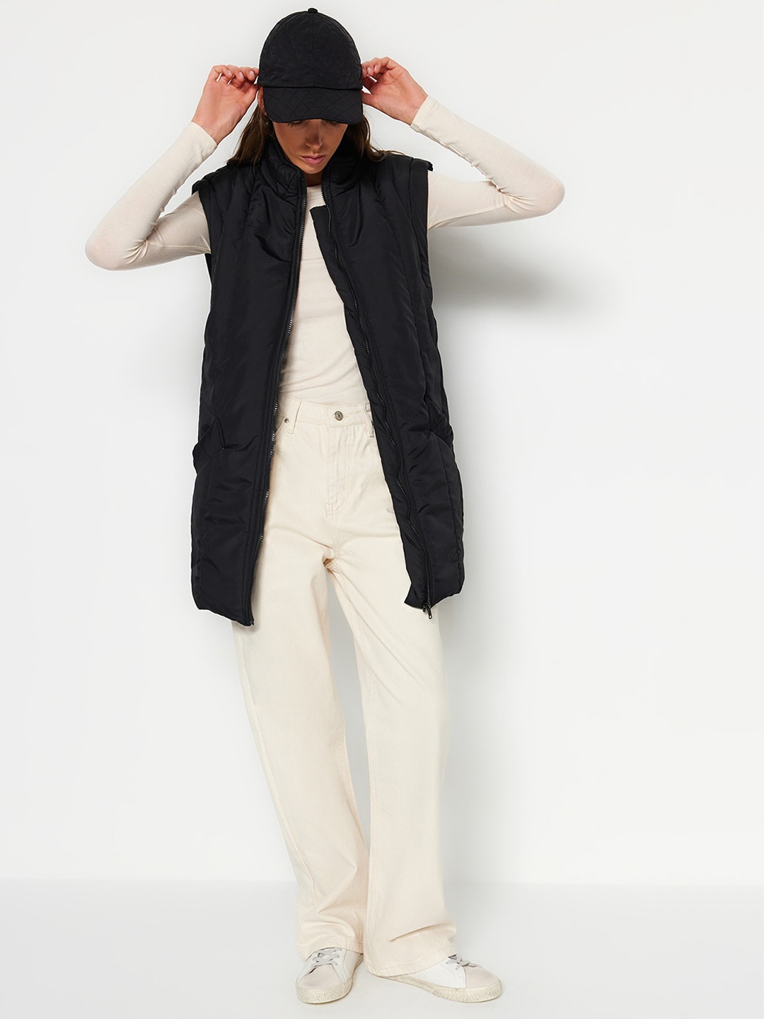 

Trendyol Woven mock collar Jacket, Na