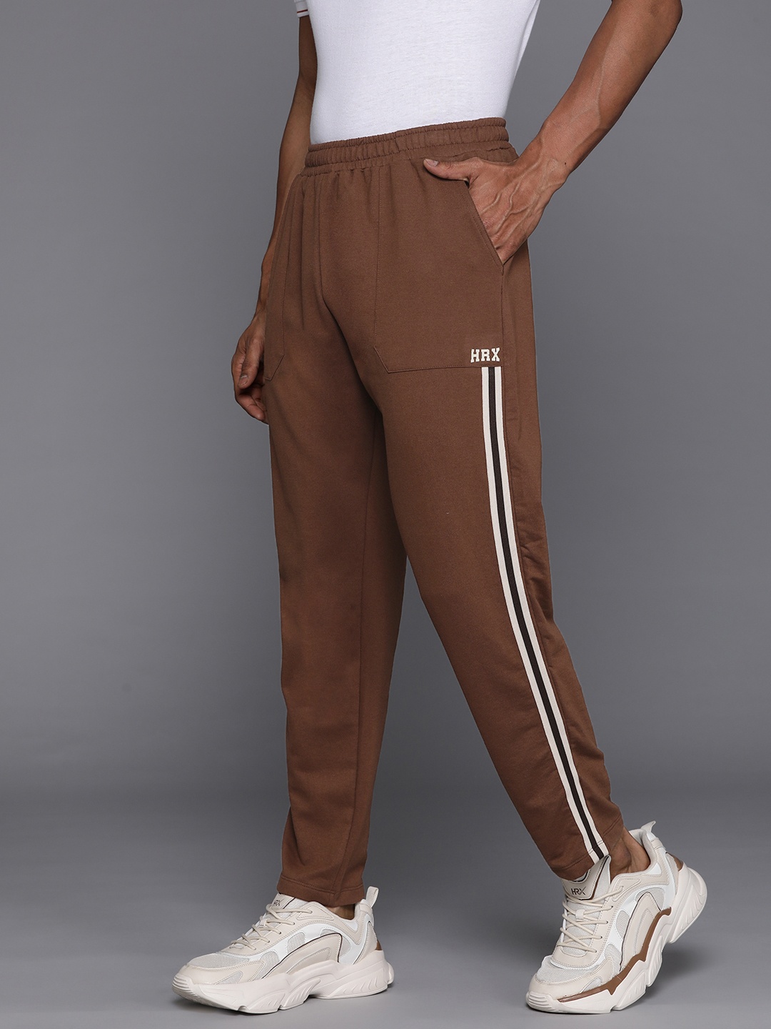 

HRX by Hrithik Roshan Men Lifestyle Track Pants, Brown