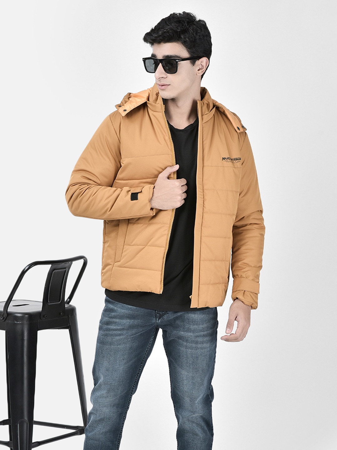

Crimsoune Club Hooded Lightweight Padded Jacket, Mustard