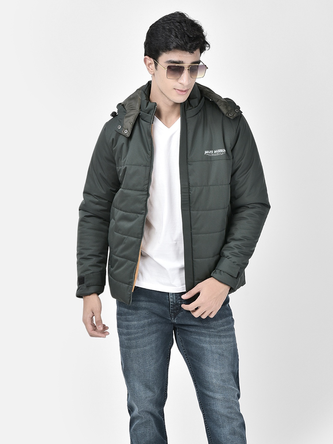 

Crimsoune Club Hooded Lightweight Padded Jacket, Green