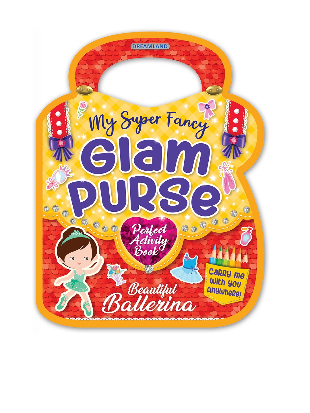 

Dreamland Kids My Super Fancy Glam Purse - Beautiful Ballerina, Yellow