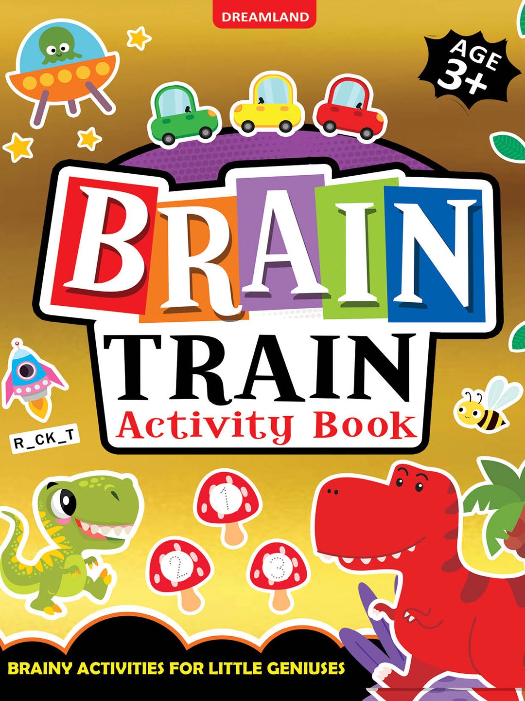 

Dreamland Kids Brain Train Activity Book, Yellow