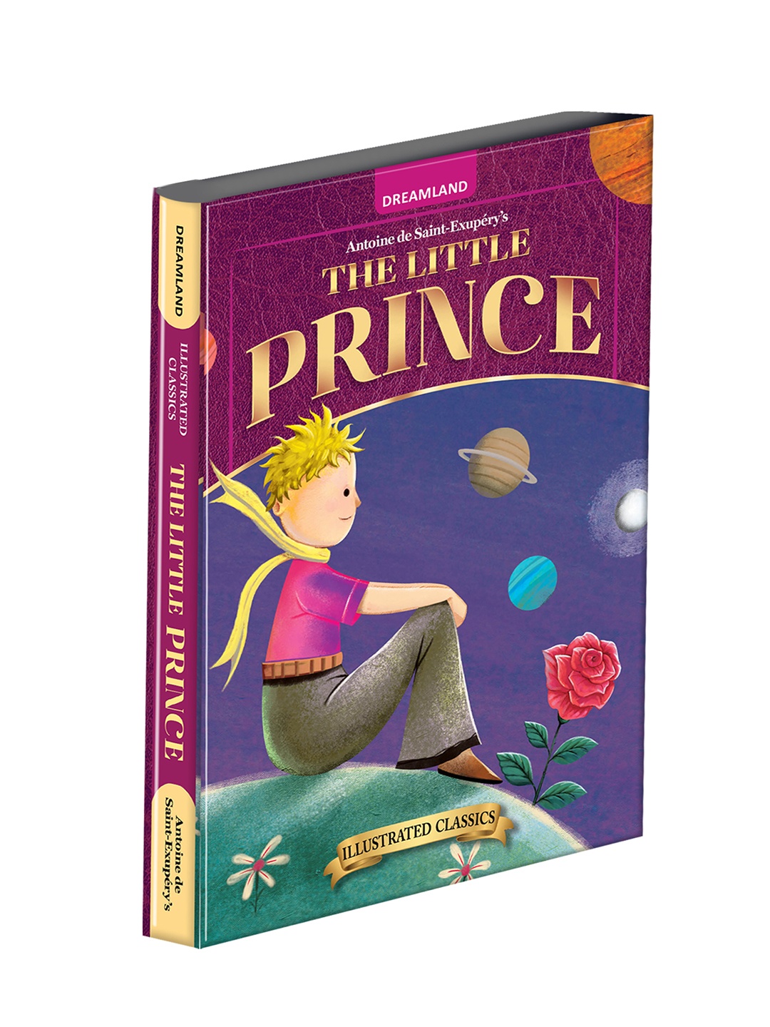 

Dreamland Kids The Little Prince- Illustrated Abridged Classics with Practice Questions, Purple