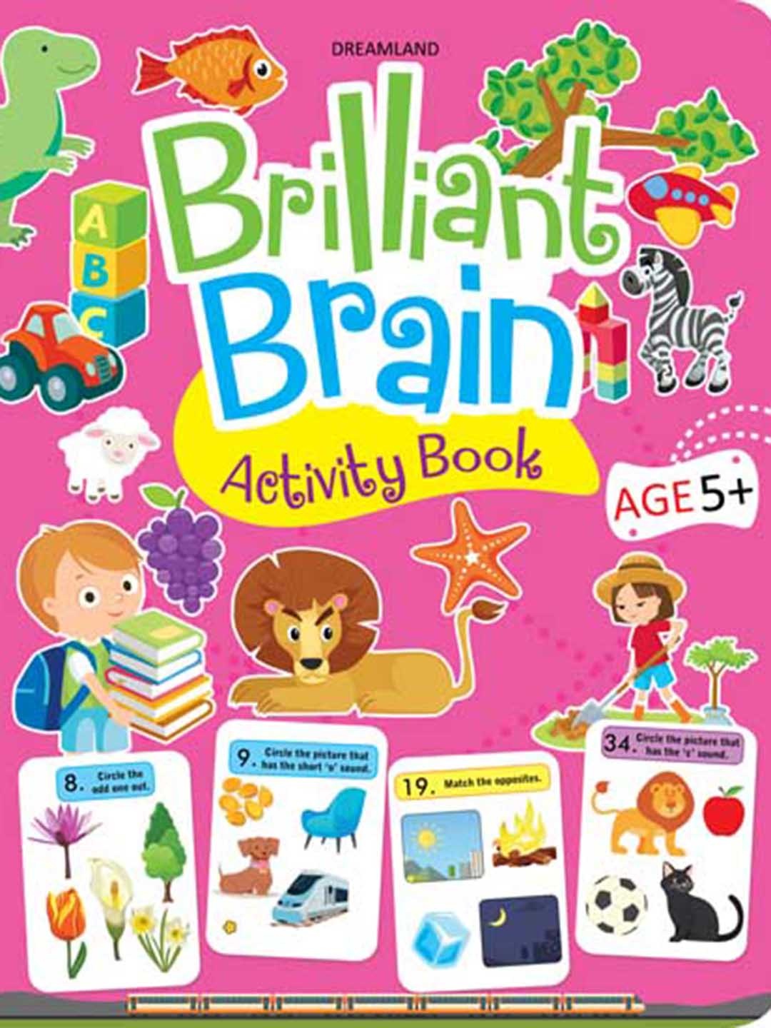 

Dreamland Kids Brilliant Brain Interactive & Activity Book, White