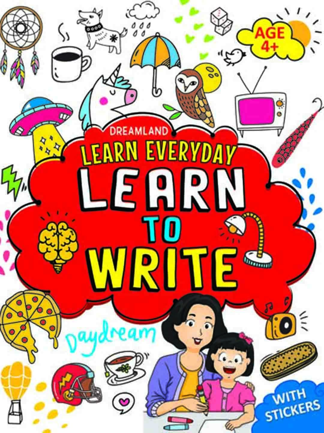 

Dreamland Kids Learn Everyday Learn To Write Interactive & Activity Book, Pink