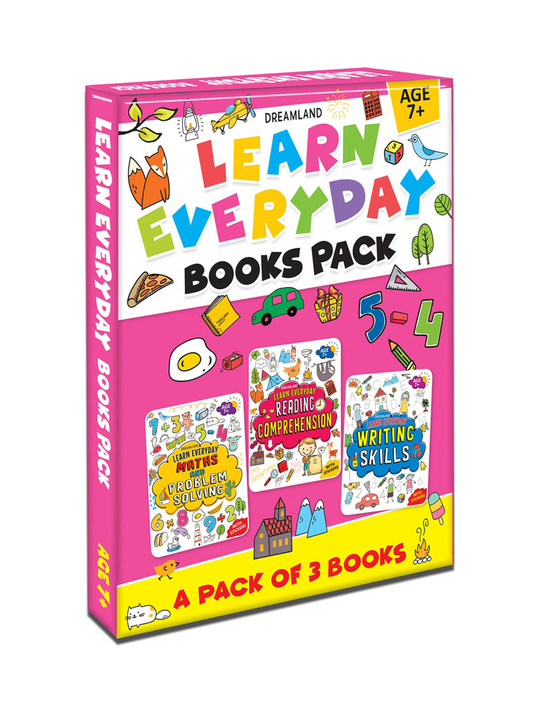 

Dreamland Kids Set Of 3 Learn Everyday Books, White