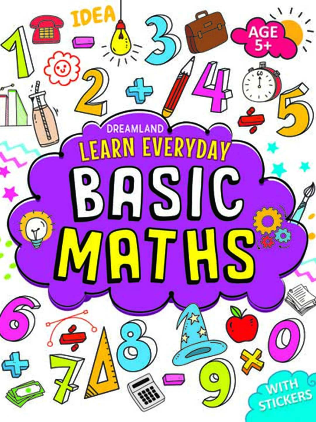 

Dreamland Kids Learn Everyday Basic Maths Interactive & Activity Book, White