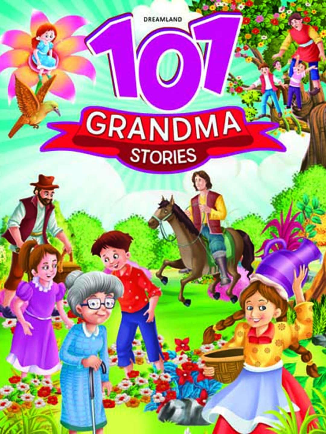 

Dreamland Kids 101 Grandma Stories Book, White