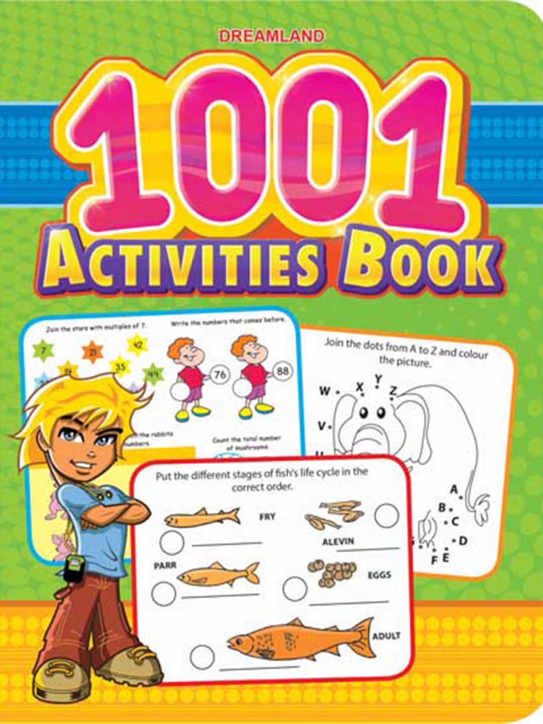 

Dreamland Kids Printed 1001 Activities Book, Green