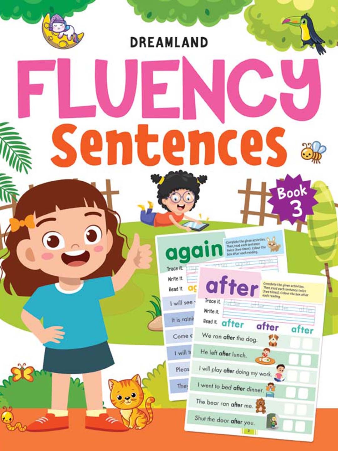 

Dreamland Kids Printed Fluency Sentences Book, White