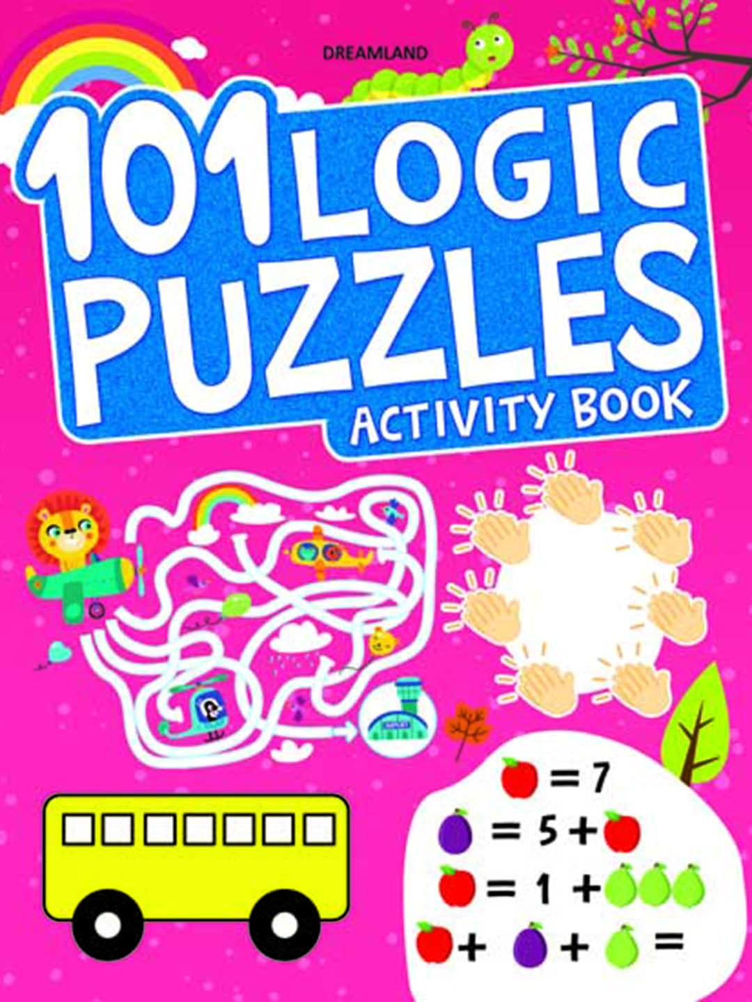 

Dreamland Kids 101 Logic Puzzles Interactive & Activity Book, Blue