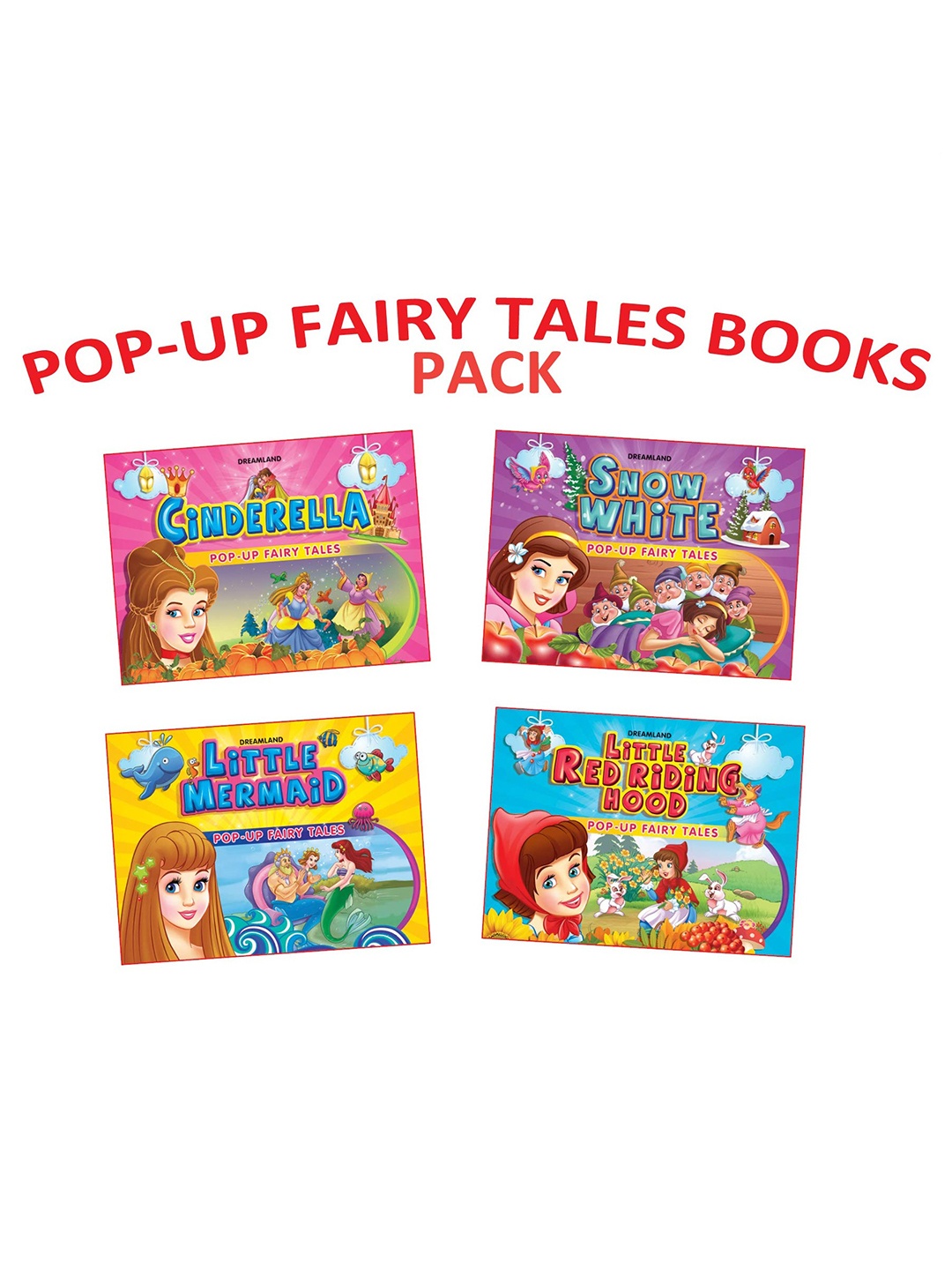 

Dreamland Kids Pop Up Fairy Tales Book - 4 titles, Green