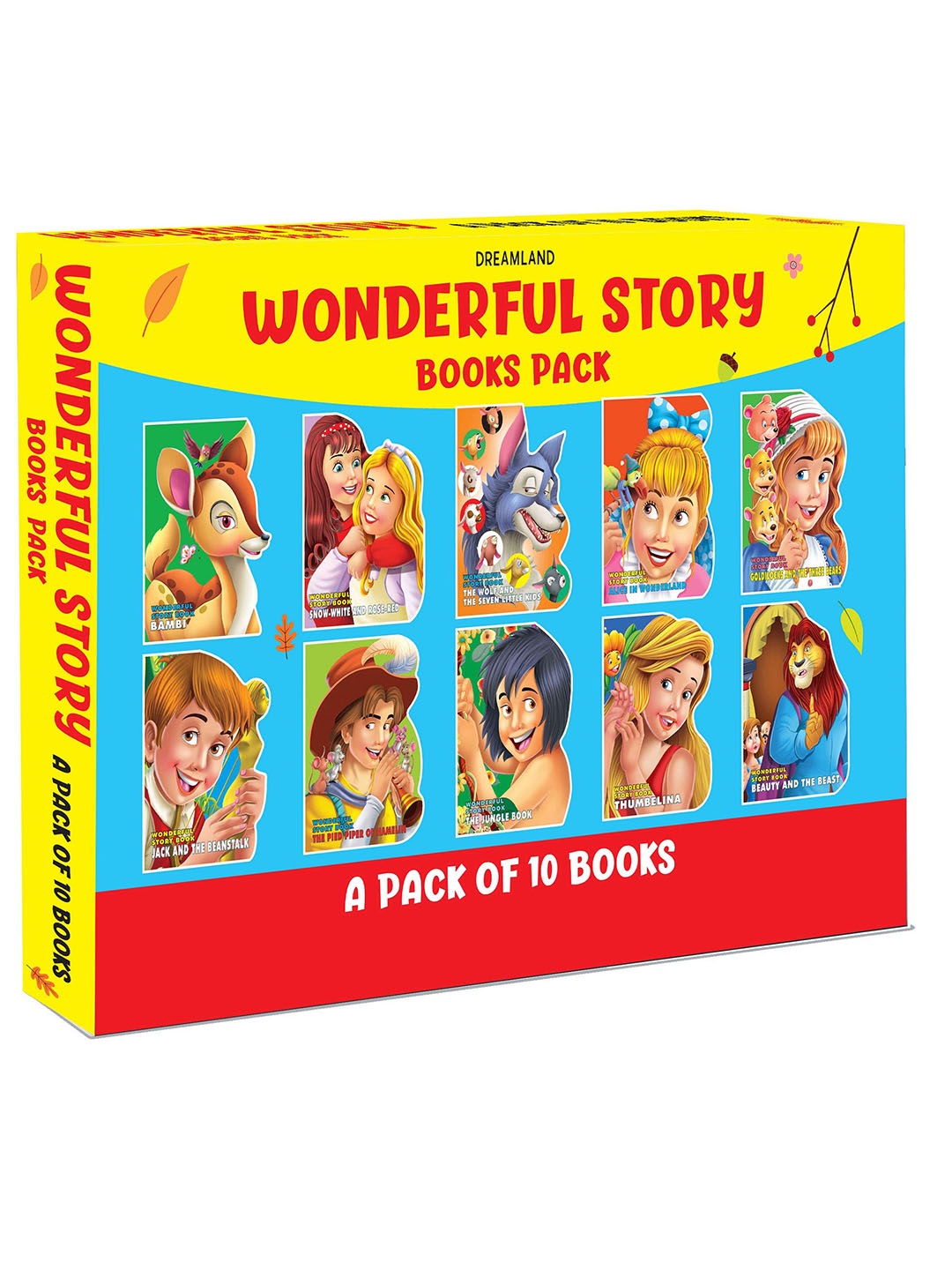 

Dreamland Wonderful Story Board Book Series Learning and Development Book-10 Titles, Beige