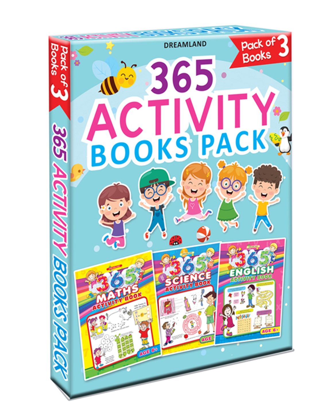 

Dreamland 365 Activity Books - 3 Titles, Blue