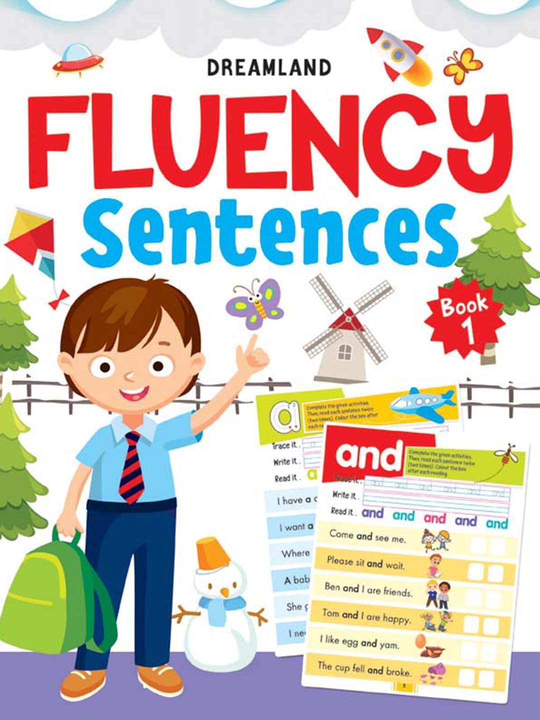 

Dreamland Fluency Sentences Learning & Development Book, White