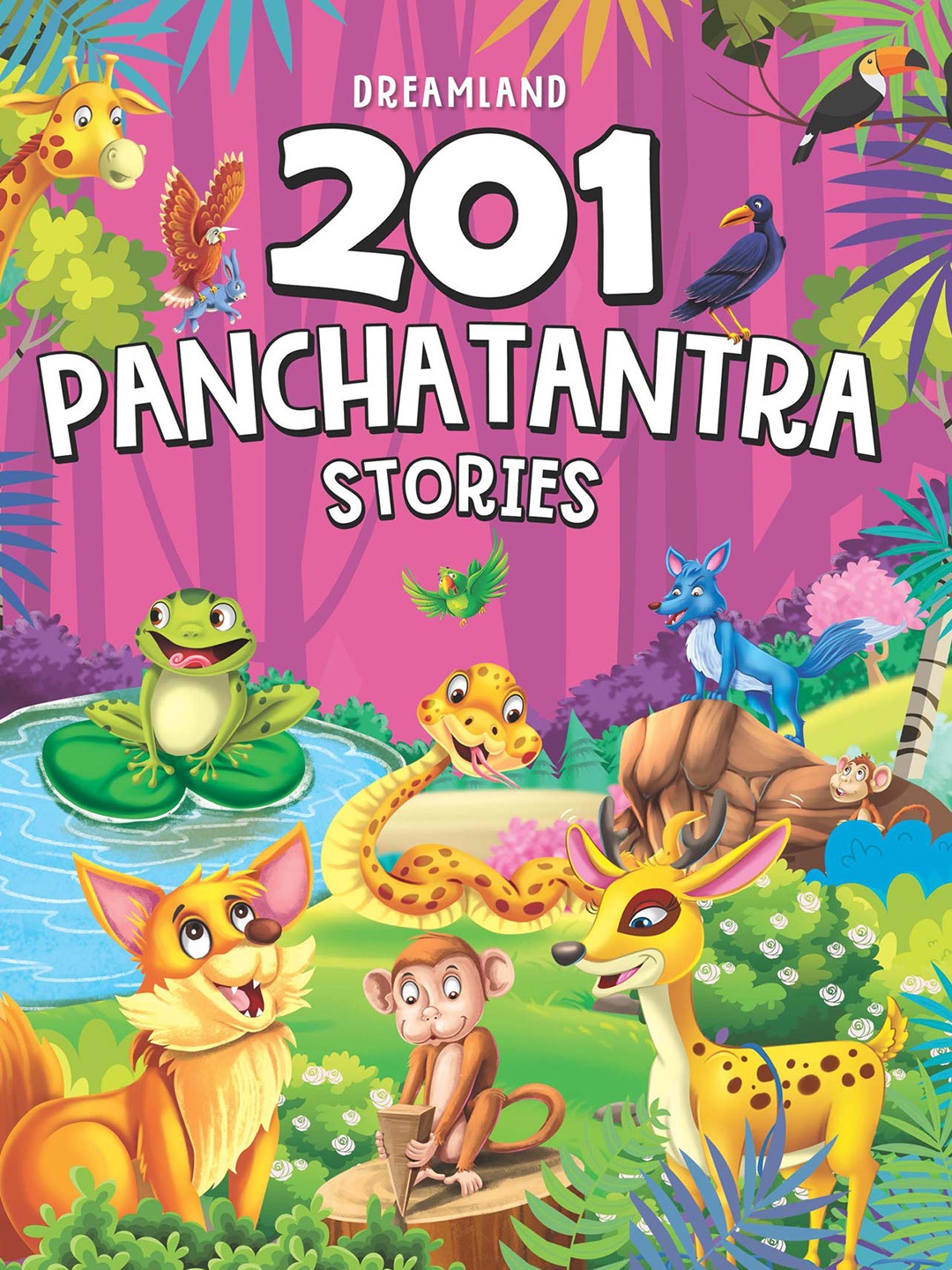 

Dreamland Kids 201 Panchantantra Stories Book School Essentials, Pink