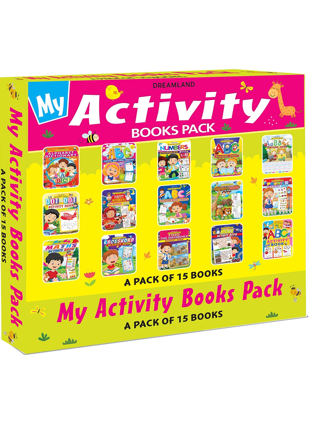 

Dreamland Kids My Activity Series Learning and Development Toys-15 Titles, Red