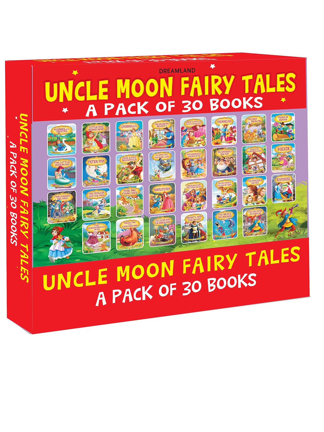 

Dreamland Kids Pack of 30 Uncle Moon's Fairy Tales Books, Green