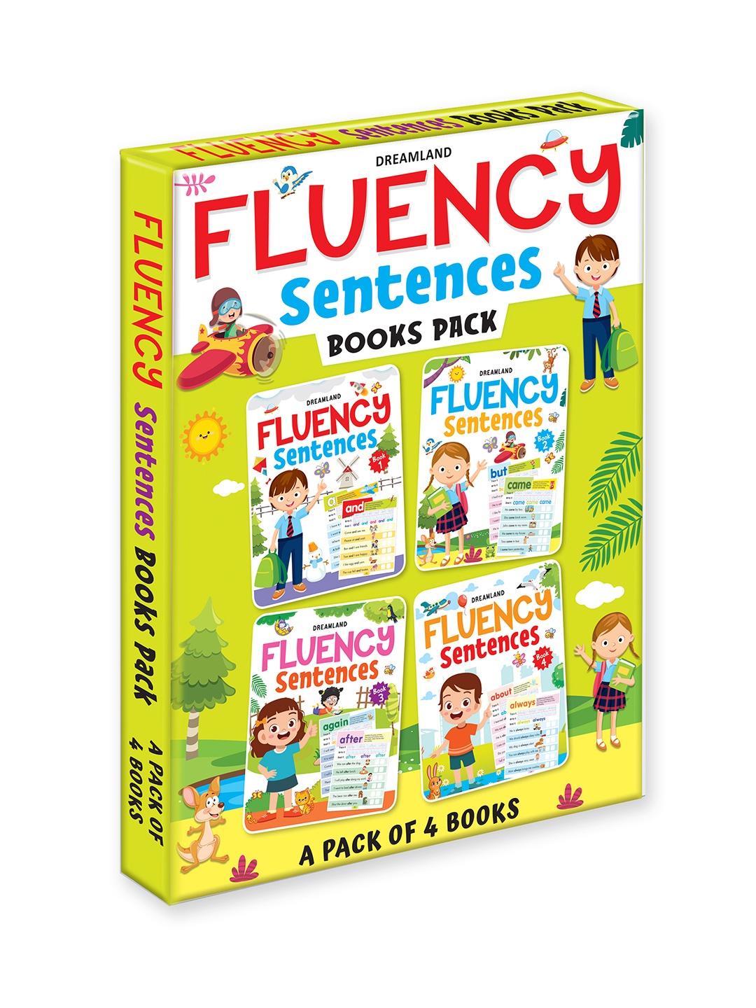 

Dreamland Set Of 4 Fluency Sentences Books, Pink