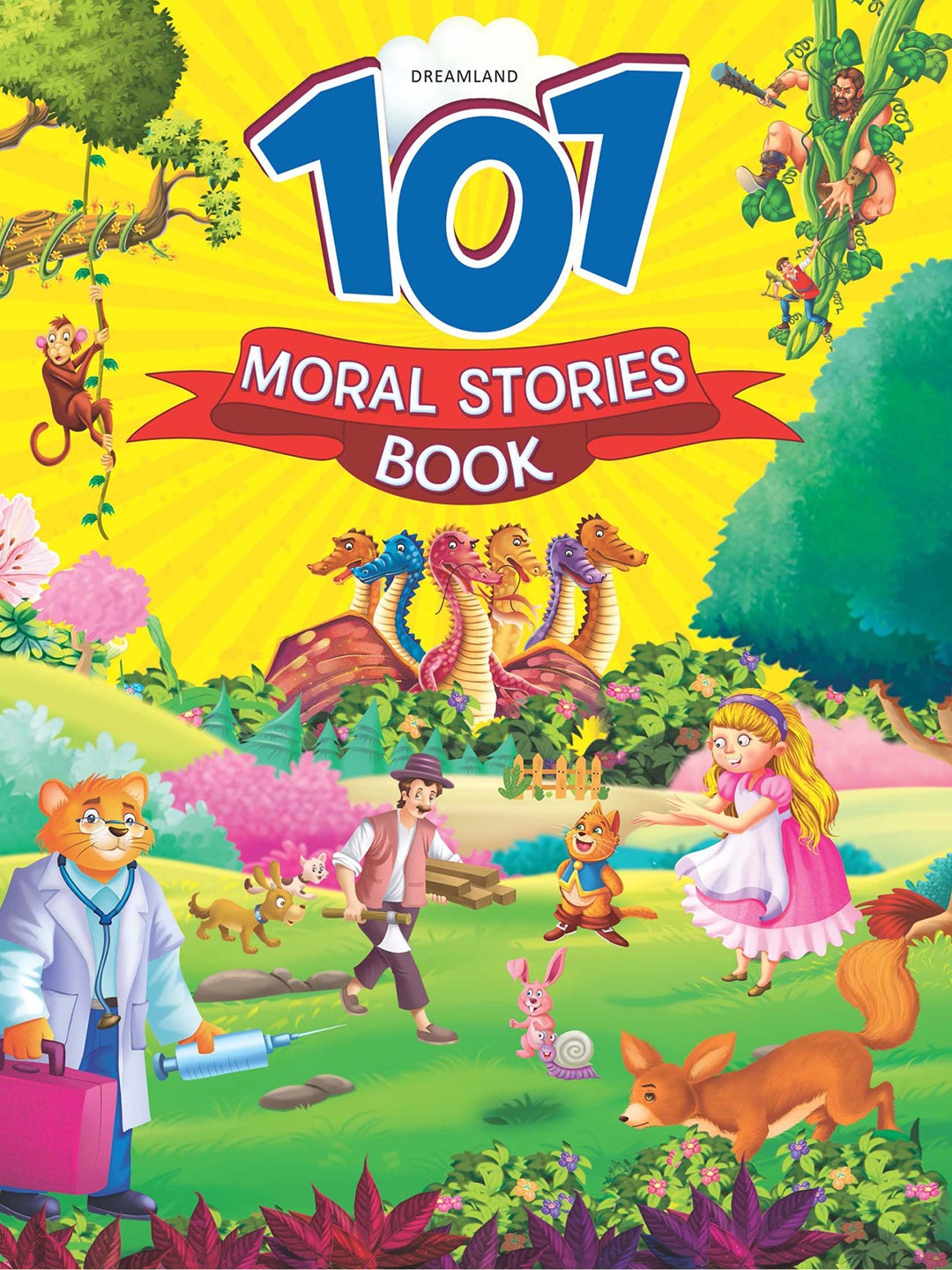 

Dreamland Kids Printed 101 Moral Stories Book, Yellow