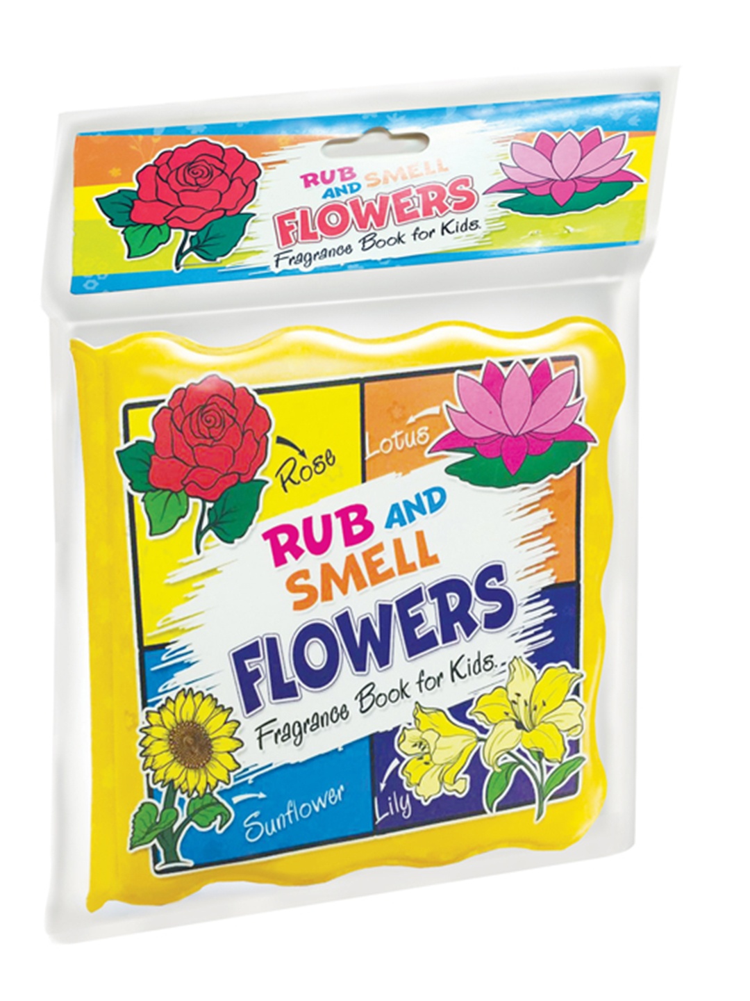 

Dreamland Rub and Smell Flowers Fragrance Book for Kids, Pink