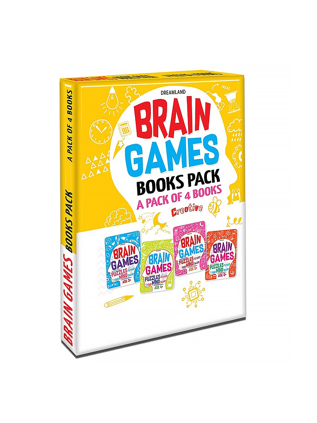 

Dreamland Kids Pack Of 4 Brain Games Series, Blue