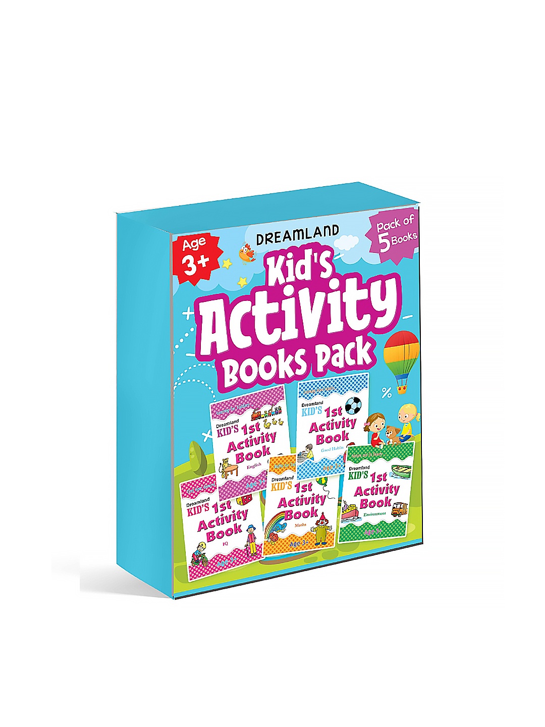 

Dreamland Kids Pack Of 5 Kids Activity Books, Blue
