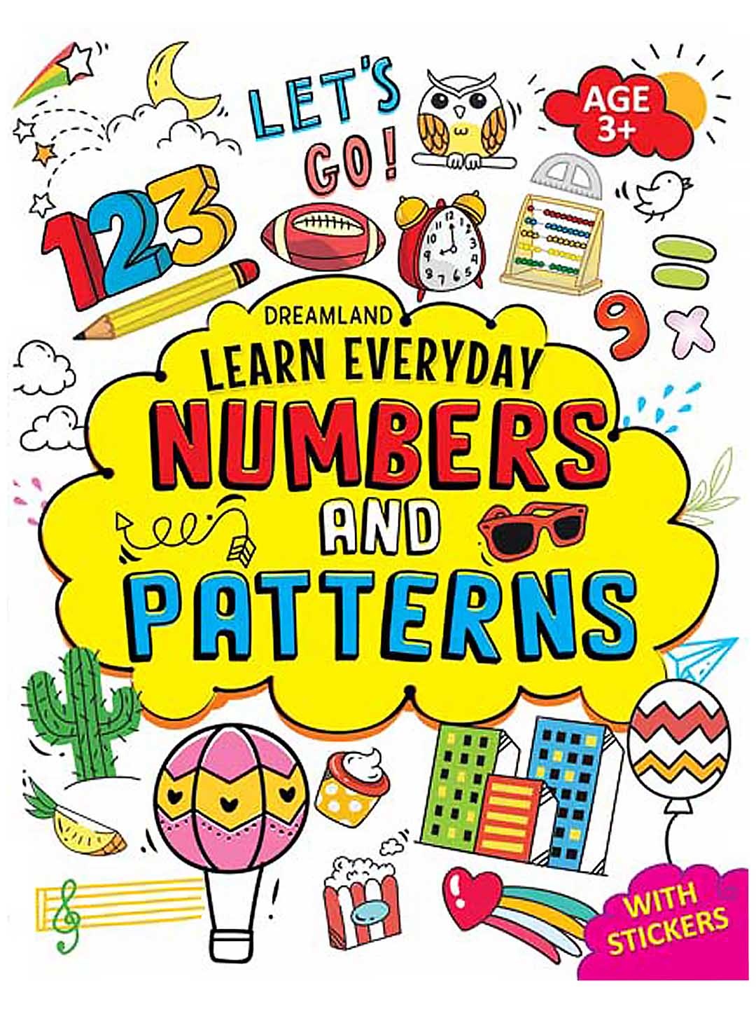 

Dreamland Kids Learn Everyday Numbers And Patterns Book, White