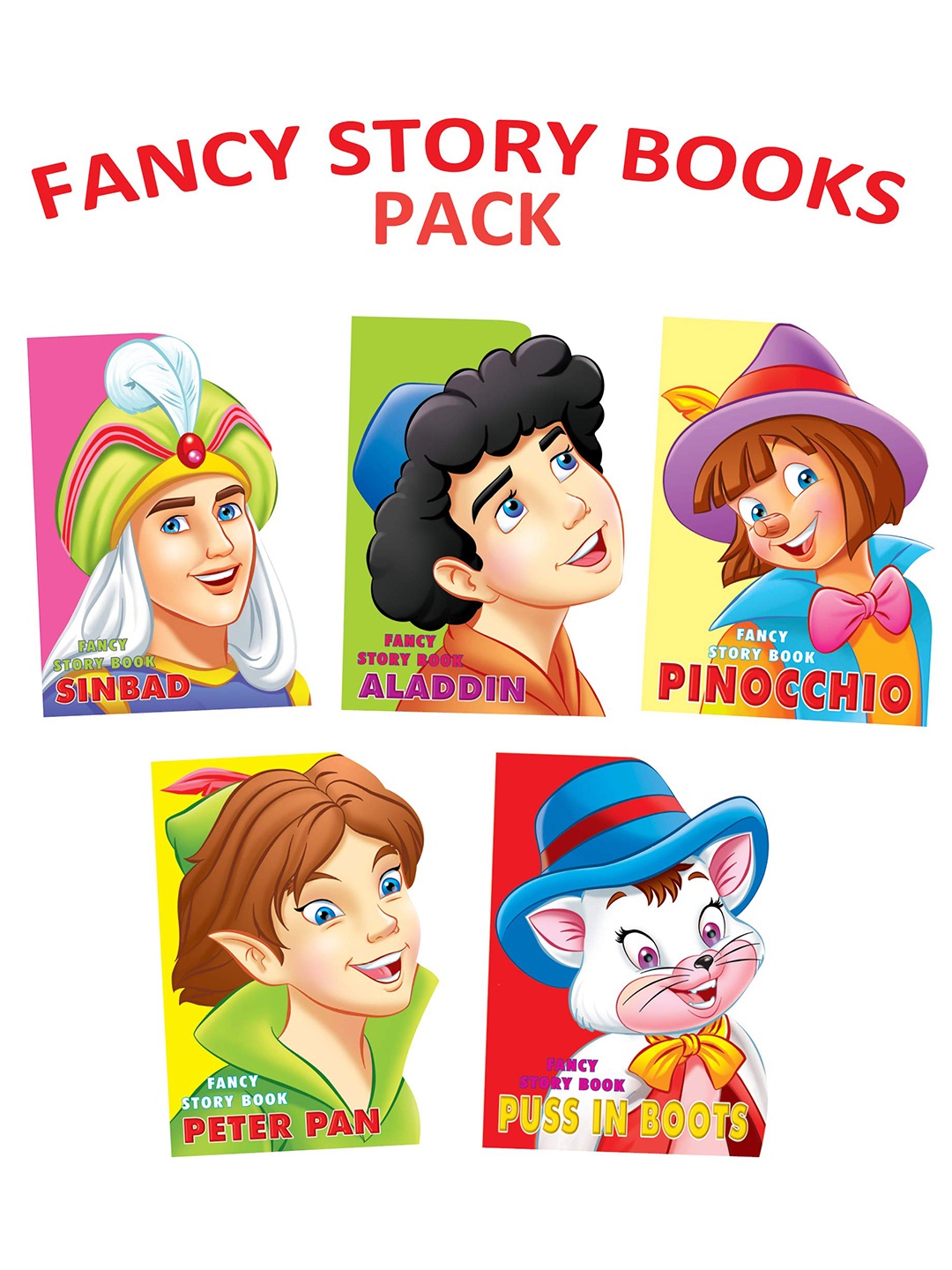 

Dreamland Kids Set Of 5 Fancy Story Board Books, Green