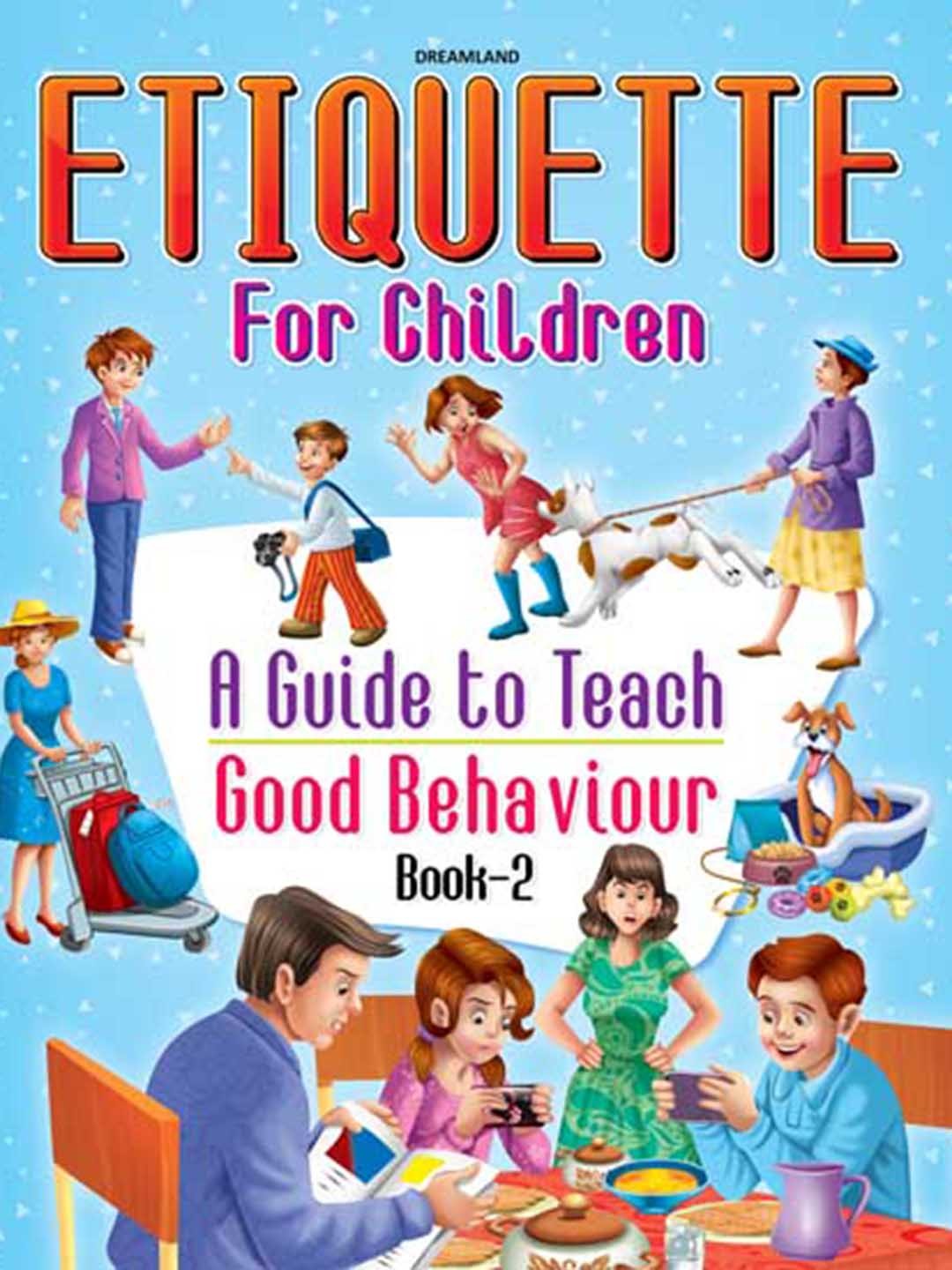 

Dreamland Kids Guide to Teach Good Behavior Etiquette Book, Blue