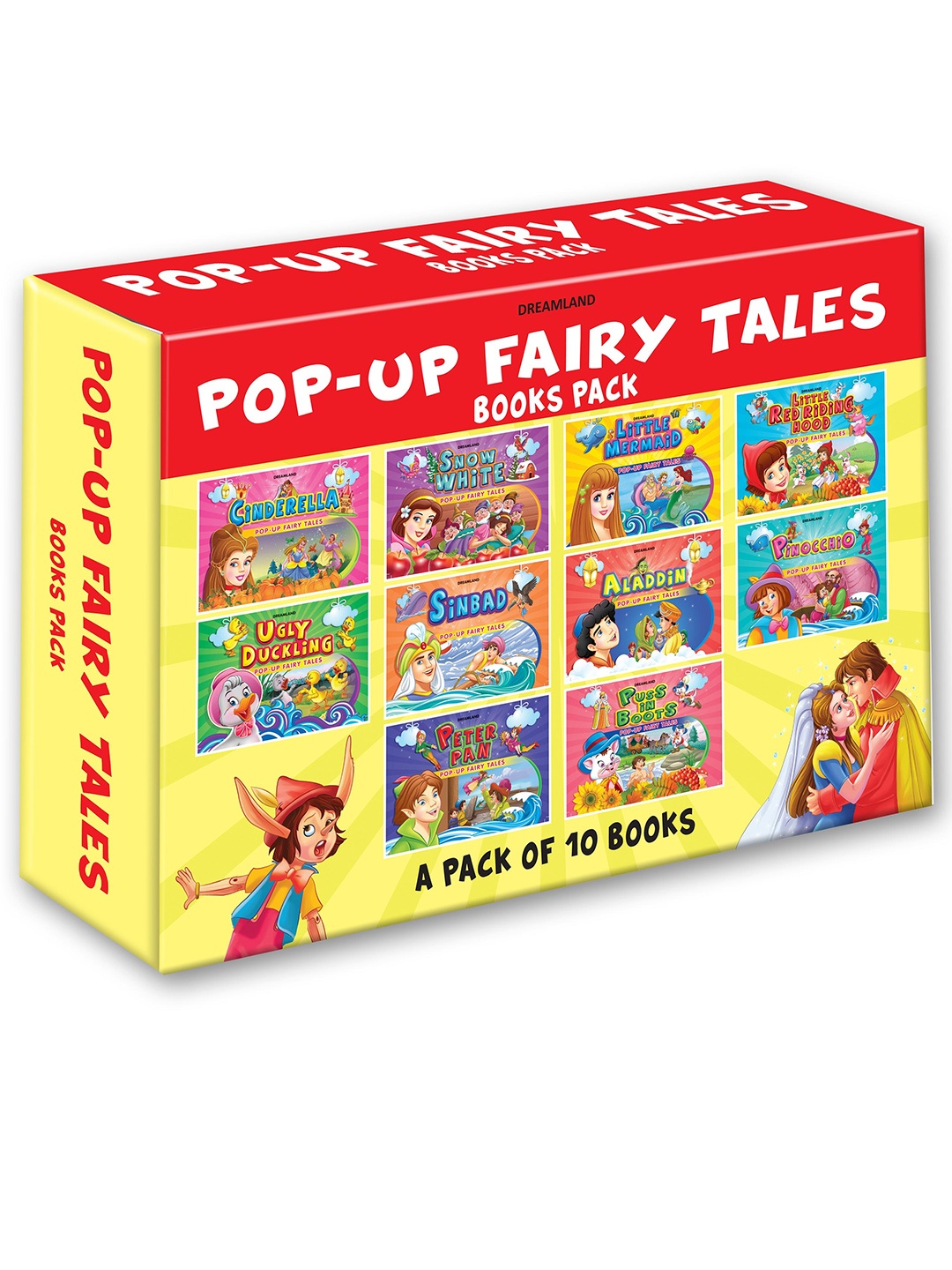

Dreamland Set Of 10 Pop-up Fairy Tales, Pink