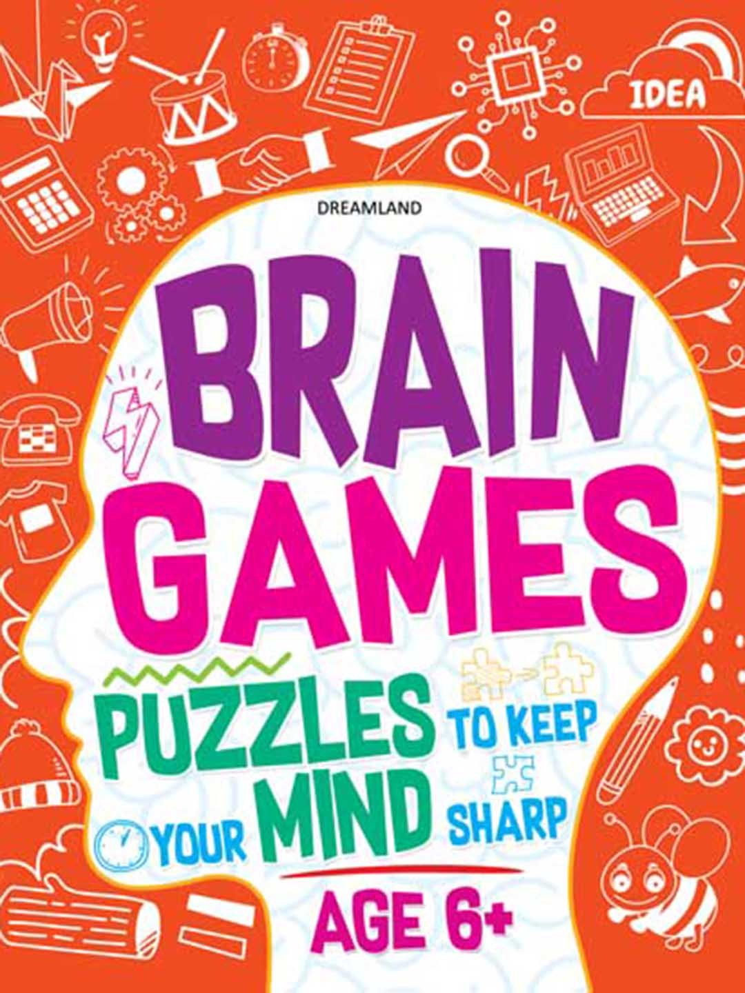 

Dreamland Brain Games Book, Orange