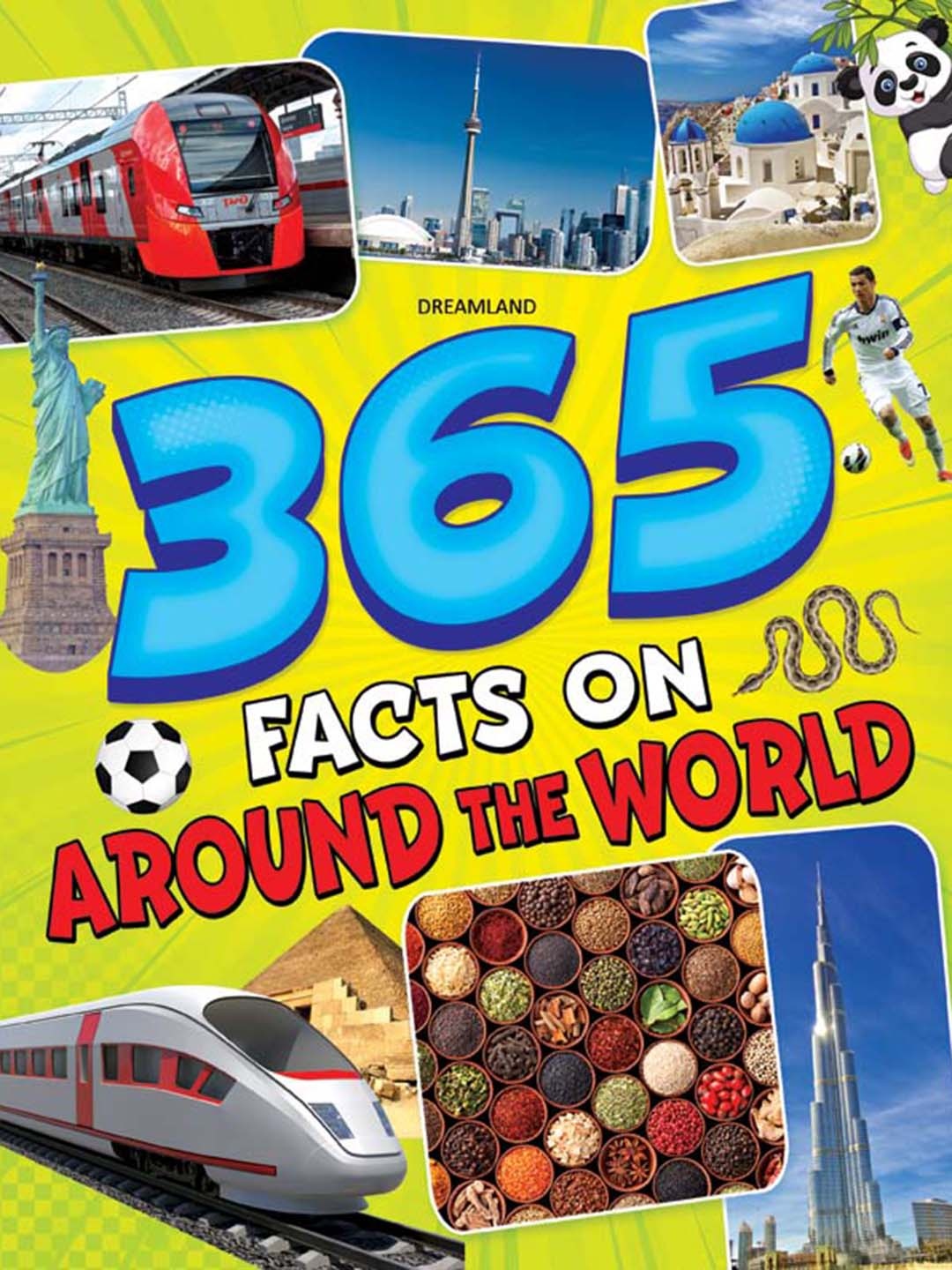 

Dreamland Kids Facts On Around The World Book, Yellow