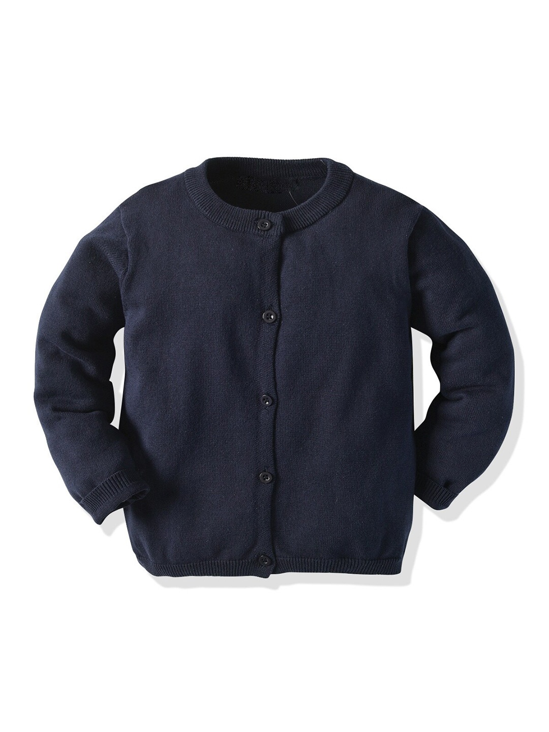 

StyleCast Kids Navy Blue Round Neck Cardigan Sweaters