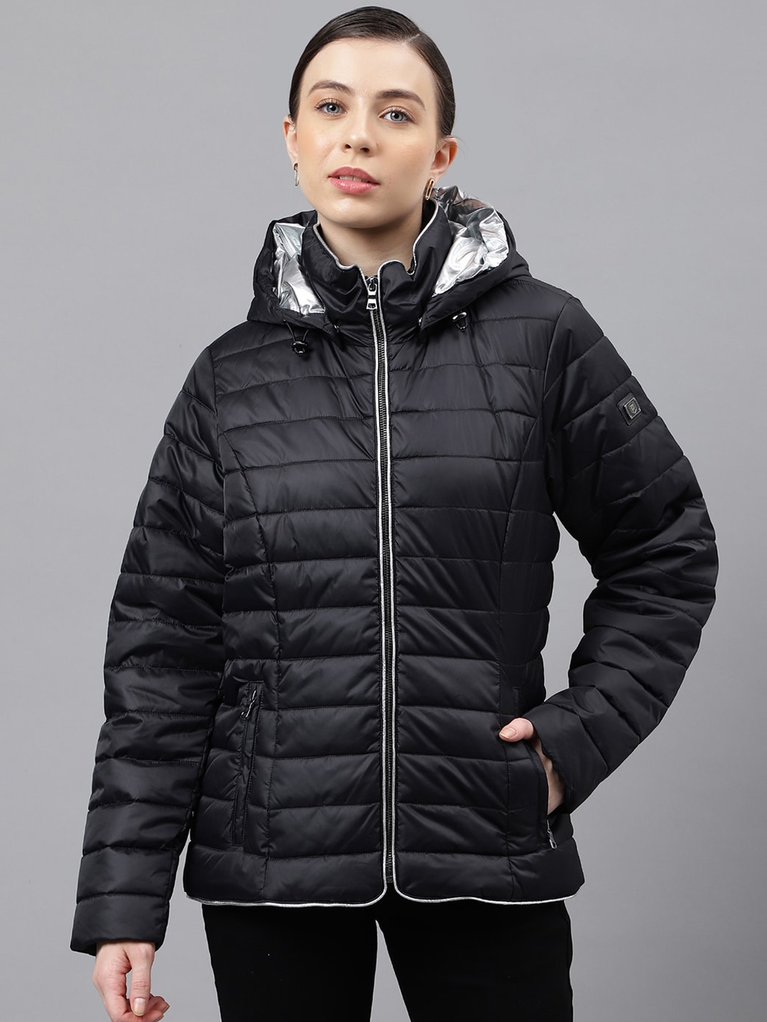 

Woods Hooded Padded Jacket, Black