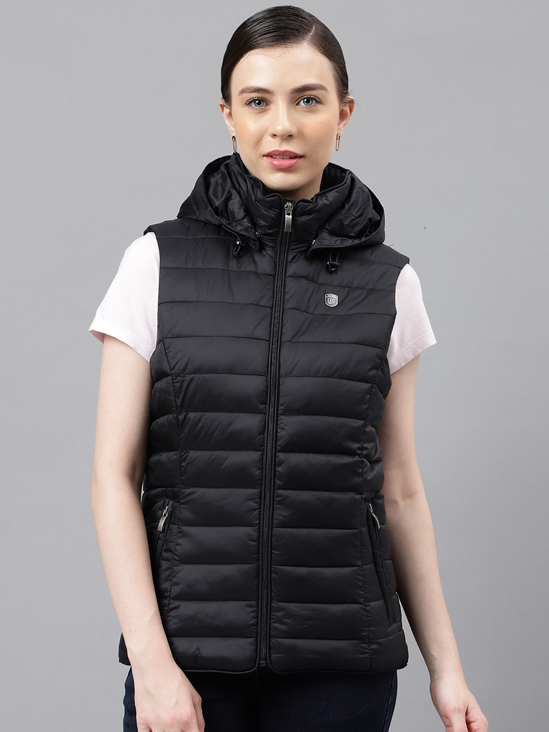 

Woods Hooded Padded Jacket, Black